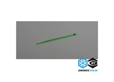 Plastic Cable Ties 10 Pieces Green 10 Cm